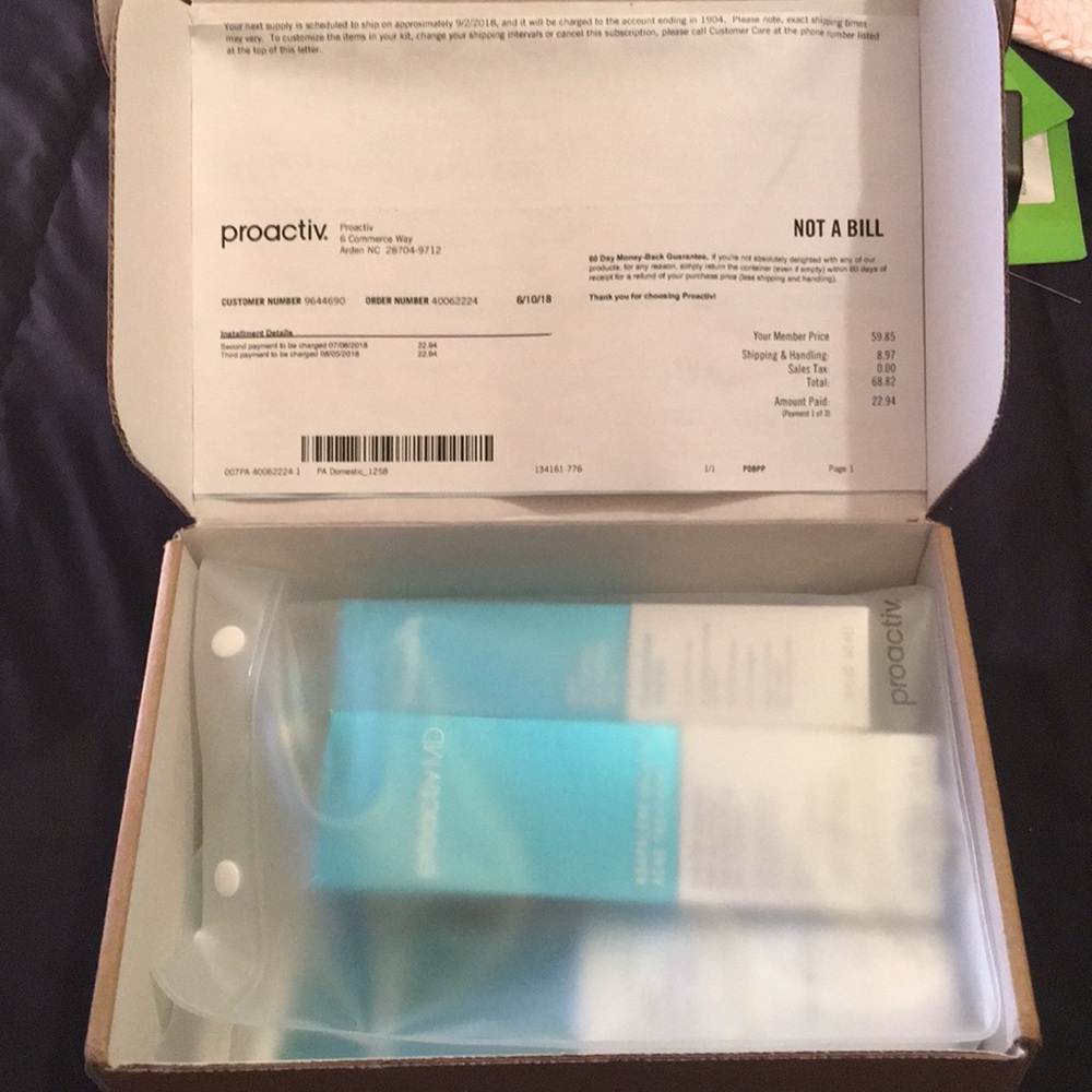 Brand new Procactiv acne treatment system